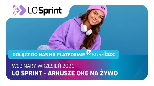Wrześniowe webinary LO SPRINT – Arkusze OKE na żywo